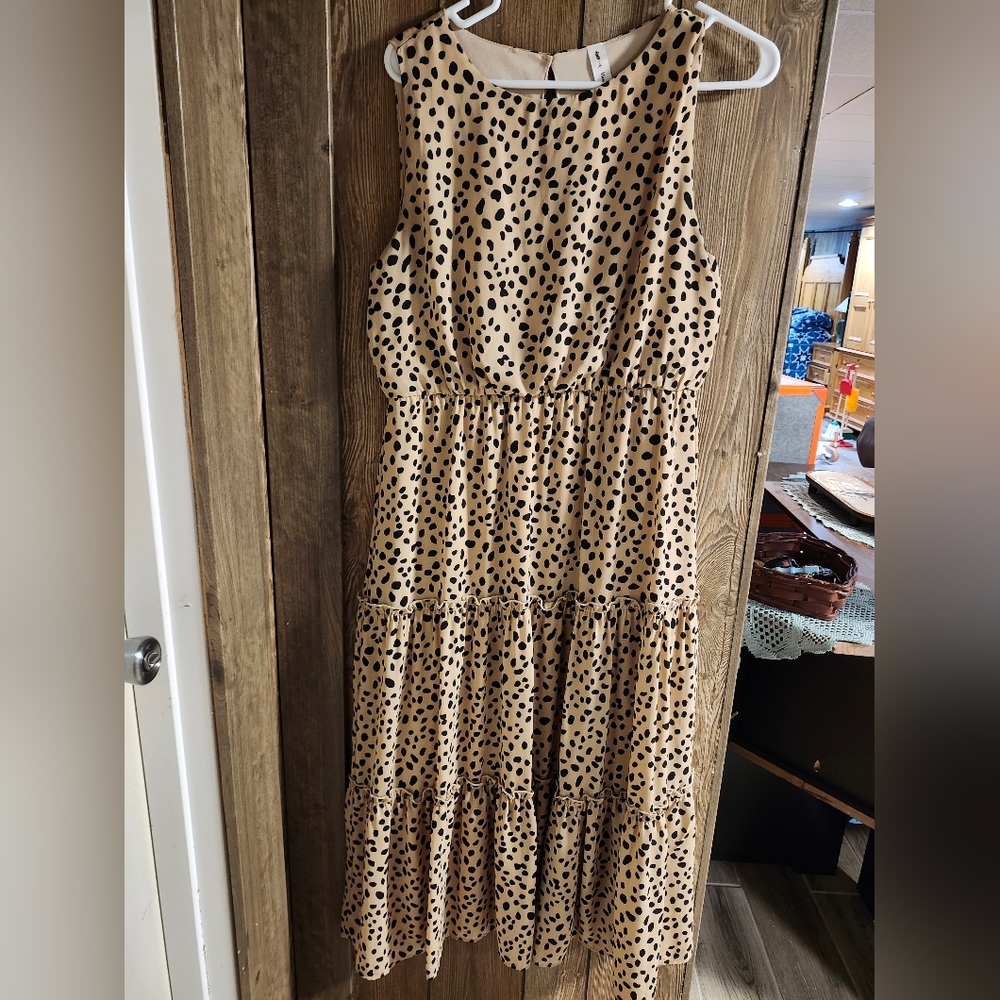 Dalmation Print Dress